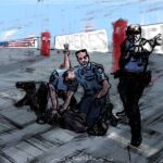 İBRAHİM YILDIZ, I CAN’T BREATHE, 2020, 21X29.7 CM, DİJİTAL BOYAMA