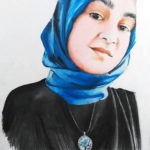 Beyza HALİSÇELİK, otoportre, K.Ü.K.T, 35x50, 2021