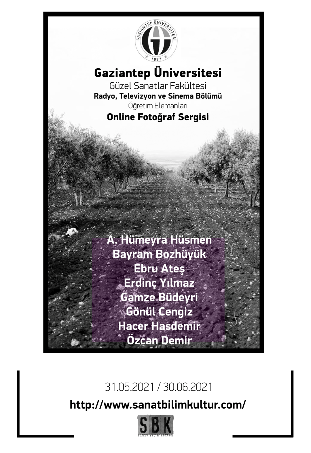 RTS Öğretim Elemanları Sergi Afiş RTS Öğretim Elemanları Sergi Afiş