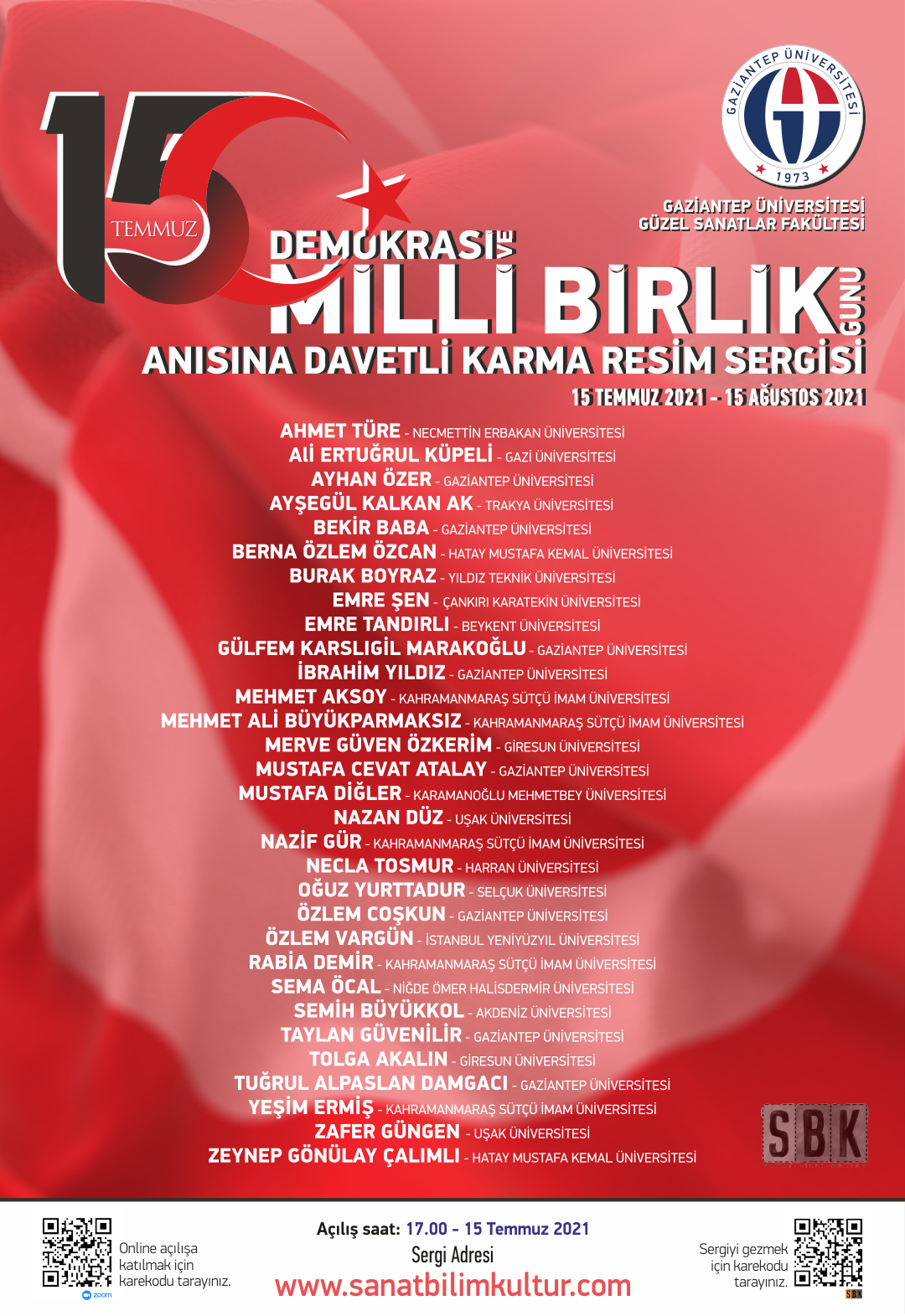 15 TEMMUZ 2021 afis